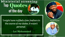 Ministerial screening: Top quotes of the day