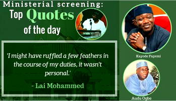 Ministerial screening: Top quotes of the day