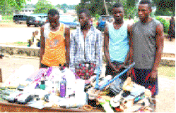 Behold Oyo robbers that steal women underwear