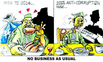 Fighting corruption with double-standards and human rights abuses