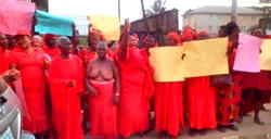 Women protest over Oshiomhole’s comment against Igbinedion