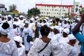 Edo women march against Igbinedion over attacks on Oshiomhole