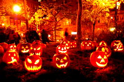 ”Halloween celebration  fetish, does not depict act of worshiping God”
