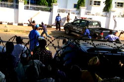 Photo speak: Supporters of Bello, Faleke clash at APC secretariat