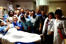 First Consultant celebrates Ebola survivor baby delivery