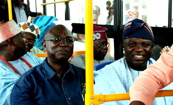Photos: Ambode, Tinubu commission Mile 12-Ikorodu BRT Extension