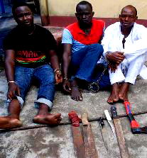 Police arrest 3 traffic robbers in Lagos