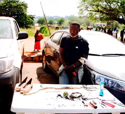 How police arrested alleged  cross-border robbery gang
