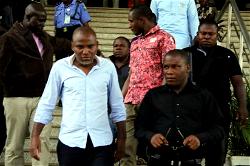 Photos: Radio Biafra Director, Nnamdi Kanu appears in Court