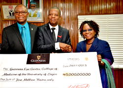 Guinness promotes eye care at LUTH