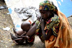 Photos: Tears as Information Minister visits Bama IDP camp