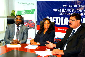 Skye Bank, KIA Motors roll out easy vehicle finance package