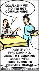 Take turns to prepare meals