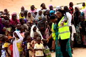 Women displaced by Boko Haram hold protest