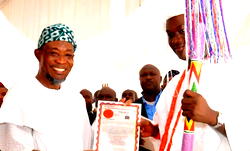 Buhari charges Ooni to exercise courage, integrity and loyalty to truth