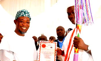 Buhari charges Ooni to exercise courage, integrity and loyalty to truth