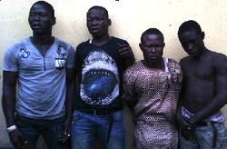 Police nab 4 suspected traffic robbers at Oshodi