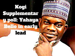 Kogi Supplementary poll: Yahaya Bello in early lead
