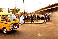 How Ambode’s convoy arrested traffic offenders
