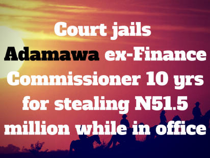 Adamawa ex-Finance Commissioner jailed 10 years