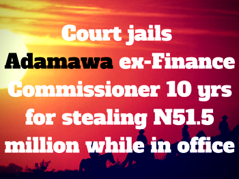 Adamawa ex-Finance Commissioner jailed 10 years