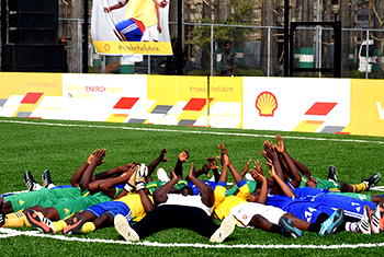 Nigeria gets Africa’s first football pitch lit by players