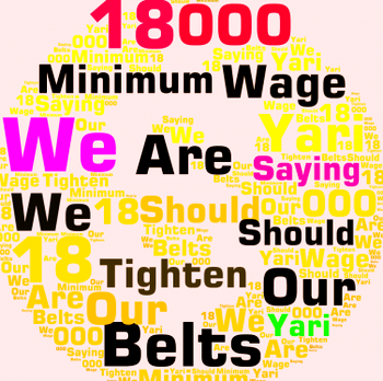 18,000 minimum wage: We are saying we should tighten our belts –  Yari
