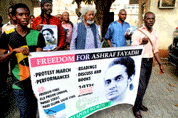 Soyinka, other literary icons march against execution of Ashraf Fayadh