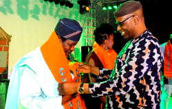 Photos: Mimiko unveils Sunny Ade, Yemi Blaq, others as Ondo’s cultural ambassadors