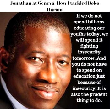 Jonathan at Geneva: How I tackled Boko Haram