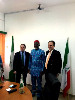 Olisa Metuh resumes work, hosts British lawmakers