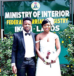 Onazi hooks Sandra in Lagos
