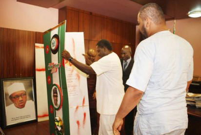 Dokpesi seeks soft landing, sends greeting cards to Buhari, Osinbajo