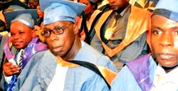 NOUN convocation: Obasanjo bags Master’s Degree, 15 get 1st class honours