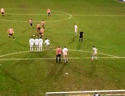 Video: Five players fail to hit target from free-kick