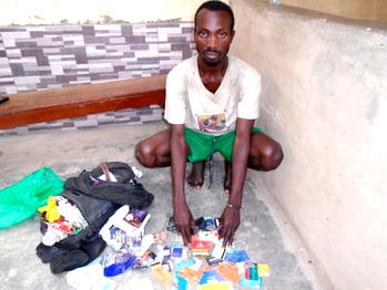 RRS arrests ‘madman’ with 22 ATM cards, others