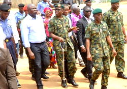 In photos: Ambode security inspection tour of communities in Ikorodu West