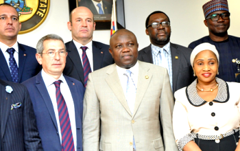 In photos: Ambode receives FC Barcelona of Spain
