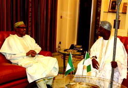 Oba  Ogunwusi, Ooni of Ife visits  Buhari