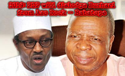 PDP will dislodge Burhari from Aso Rock – Ebenezer Babatope