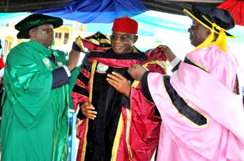 Photos: Senator David Mark bags Doctorate Degree