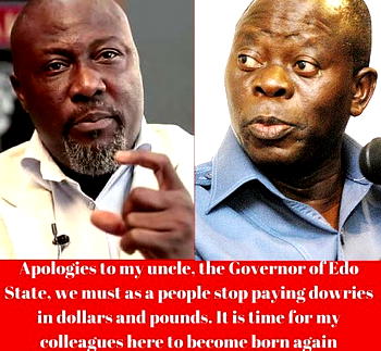 Oshiomhole replies Dino Melaye, seeks unreserved public apology,