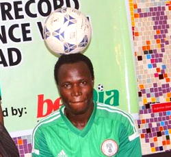 I want to break my own record, says Harrison Chinedu   World record holder