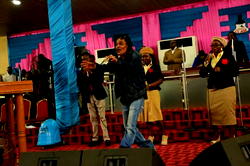 Majek Fashek visits CLAM, as Pastor Oladiyun preaches love, humanity