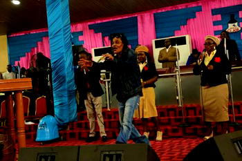 Majek Fashek visits CLAM, as Pastor Oladiyun preaches love, humanity