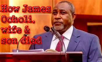Biography, lecture for late minister, James Ocholi