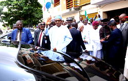 In photos: Buhari attends APC’s National Executive Committee meeting