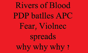 “The Horror! The Horror!” till the Rivers of blood all run dry