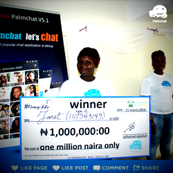 Palmchat announces N1m #CrazySelfie winner