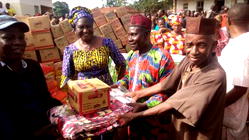 Mark celebrates birthday with Agatu IDPs